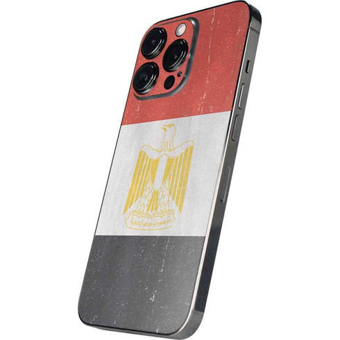 Egyptian Flag Distressed iPhone 16 Pro Skin